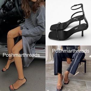 Zara bloggers fave leather strap sandals